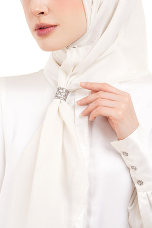 Vivienne Ring Brooch - Silver