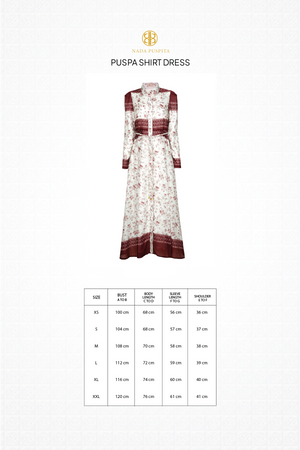 Puspa Shirt Dress - White