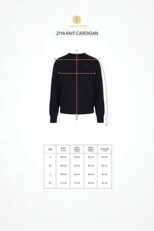 Ziya Knit Cardigan - Black