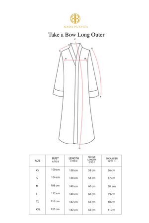 Take A Bow Long Outer - Pink