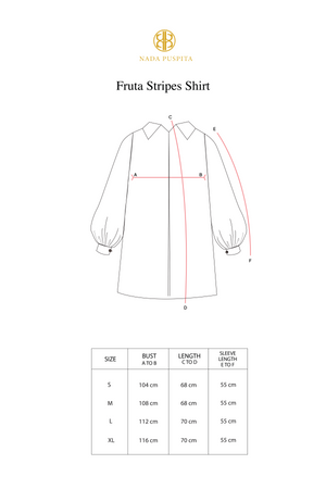 Fruta Stripes Shirt - Yellow
