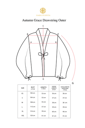 Autumn Grace Drawstring Outer - Pink