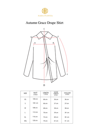 Autumn Grace Drape Shirt - Black - Nada Puspita Autumn Grace Drape Shirt - Black - Nada Puspita