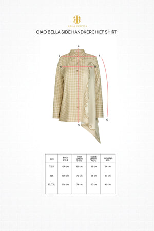 Ciao Bella Side Handkerchief Shirt - Rustic Yellow