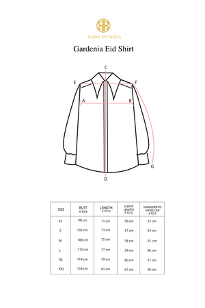 Gardenia Eid Shirt - Dark Grey