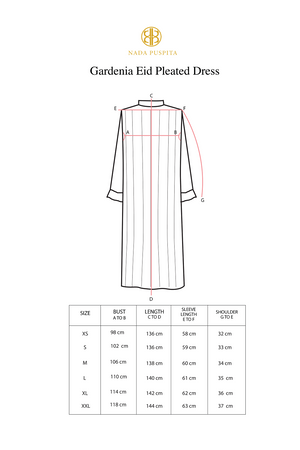 Gardenia Eid Pleated Dress - Beige