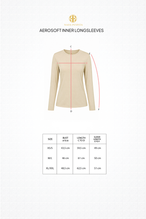 Aerosoft Inner - Long Sleeves - Beige
