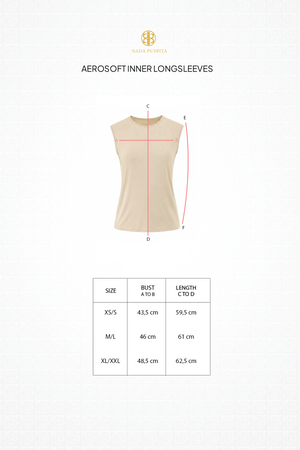 Aerosoft Inner - Sleeveless - Beige