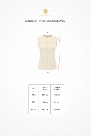 Aerosoft Inner - Sleeveless - Ivory
