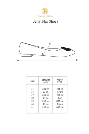 Jelly Flat Shoes - Beige