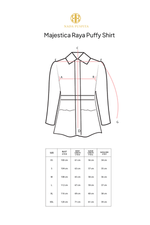 Majestica Raya Puffy Shirt - Cream