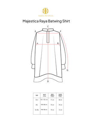 Majestica Raya Batwing Shirt - Ivory