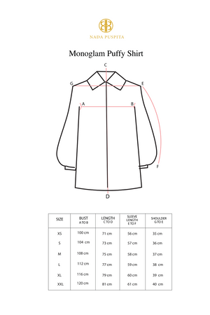 Monoglam Puffy Shirt - Navy