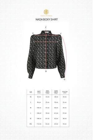 Nada Boxy Shirt - Charcoal