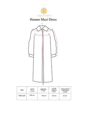 Hanum Maxi Dress - Choco