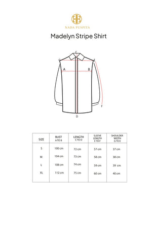 Madelyn Stripe Shirt - White