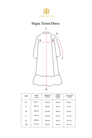 Hagia Tiered Dress - White