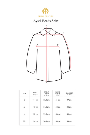 Aysel Beads Shirt - White