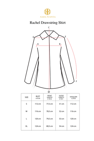 Rachel Drawstring Shirt - Cream