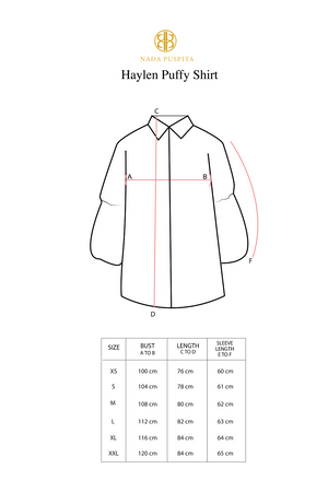 Haylen Puffy Shirt - Black