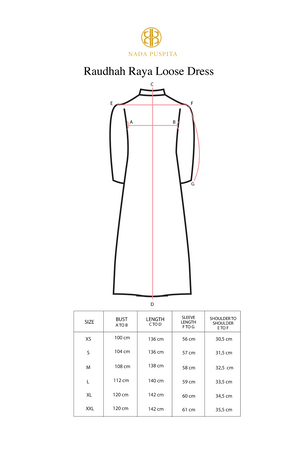 Raudhah Raya Loose Dress - Black