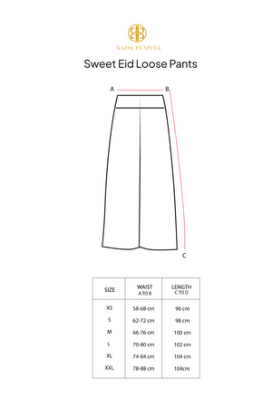 Sweet Eid Loose Pants - Ivory