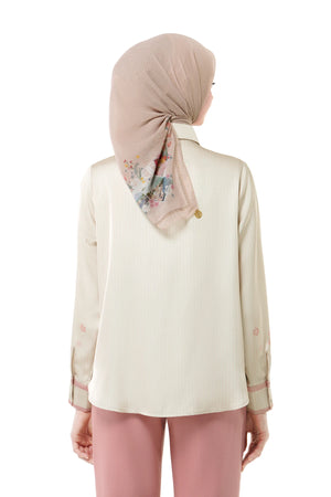 Sweet Escape Basic Shirt - Cream