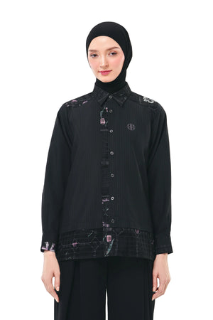 Sweet Escape Combi Shirt - Black