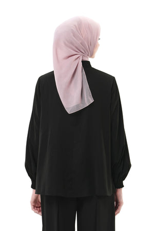 Sweet Escape Layer Blouse - Black