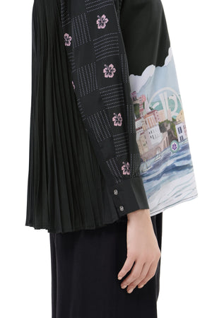 Sweet Escape Pleats Blouse - Black