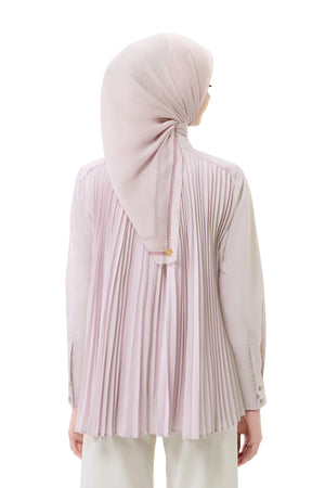 Sweet Escape Pleats Blouse - Pink