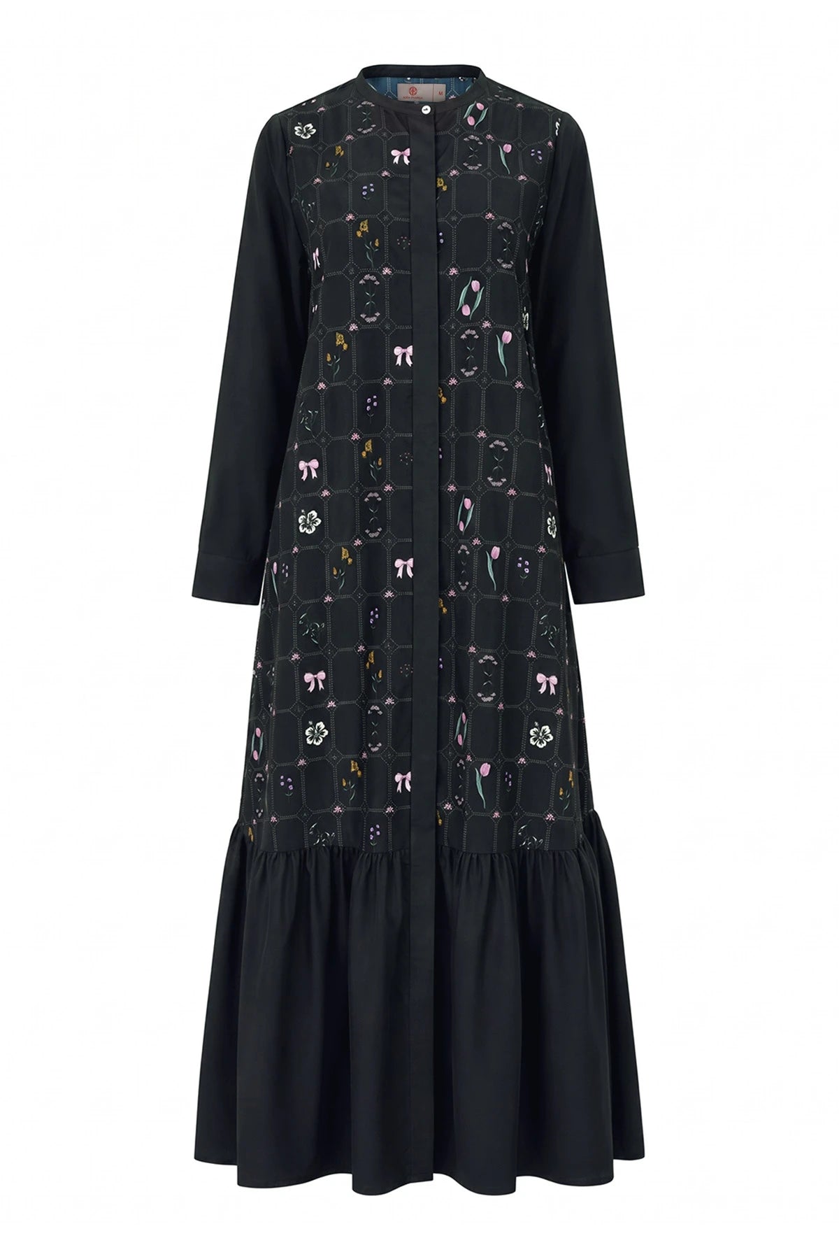 Sweet Escape Ruffle Dress - Black
