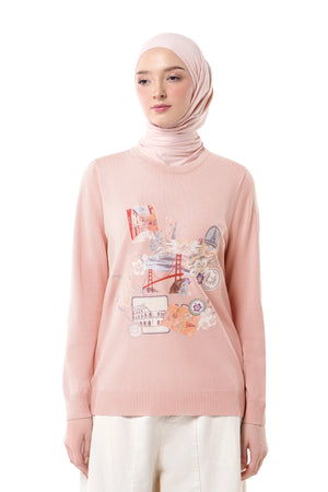 Sweet Escape Sweater - Pink