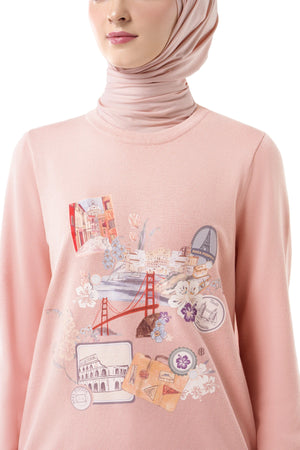 Sweet Escape Sweater - Pink