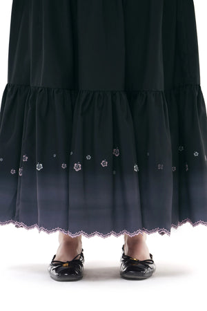 Sweet Escape Tiered Skirt - Black