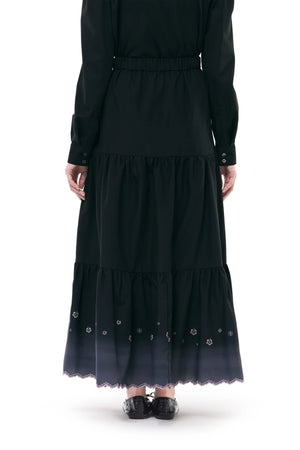 Sweet Escape Tiered Skirt - Black