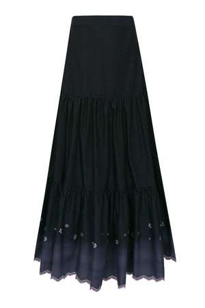 Sweet Escape Tiered Skirt - Black