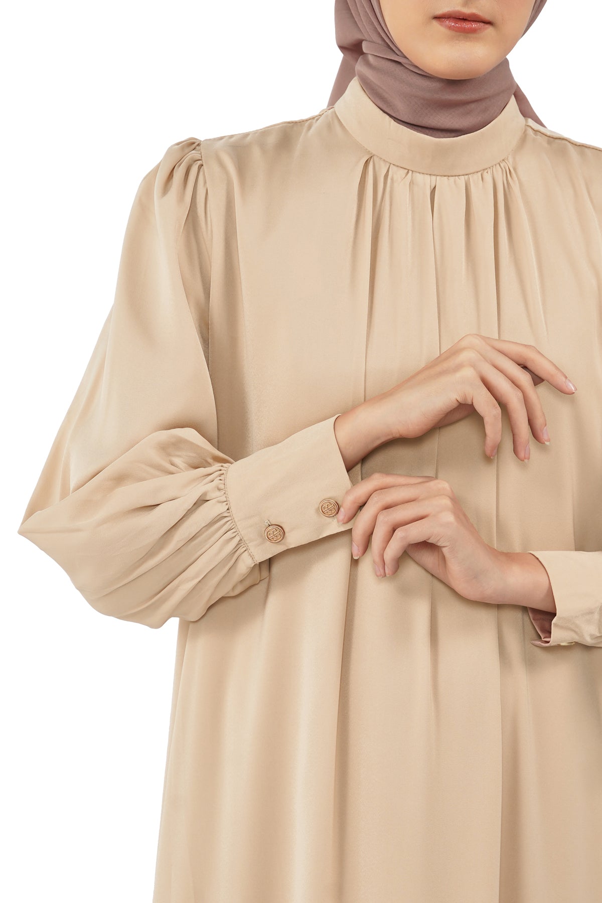 Savana Tiered Dress - Beige