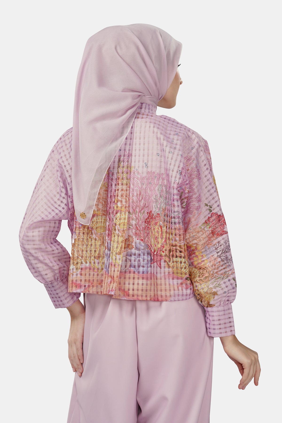 Sea Goddess Crop Shirt - Pink