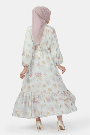 Sea Goddess Loose Dress - White