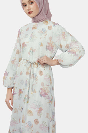 Sea Goddess Loose Dress - White