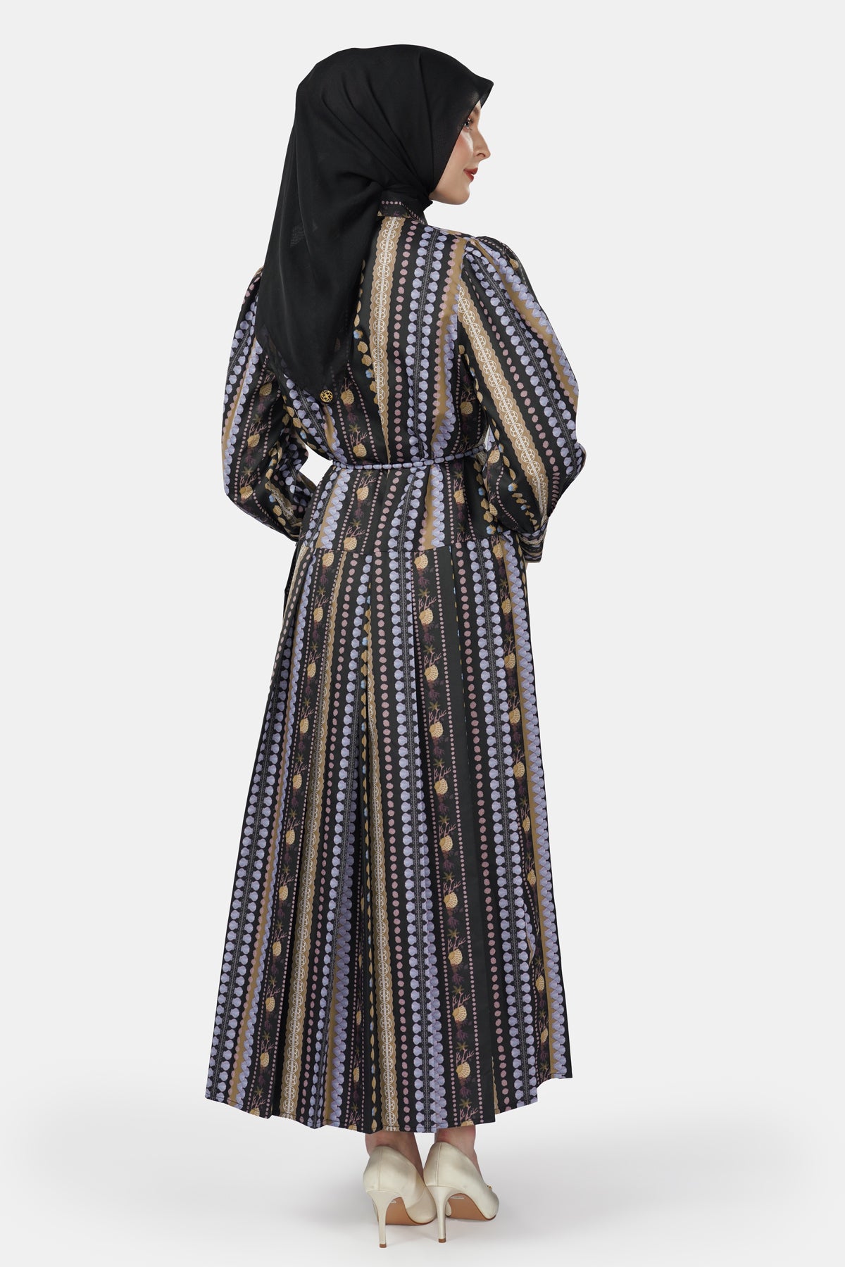 Sea Goddess Pleated Dress - Black - Nada Puspita Sea Goddess Pleated Dress - Black - Nada Puspita