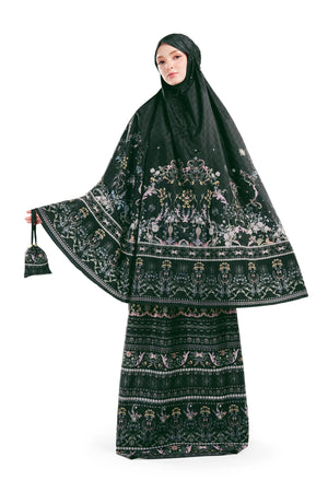Serenata Pocket Prayer Robe - Noir