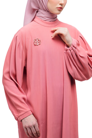 Serina Knit Tunic - Coral