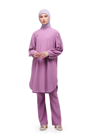 Serina Knit Tunic - Purple