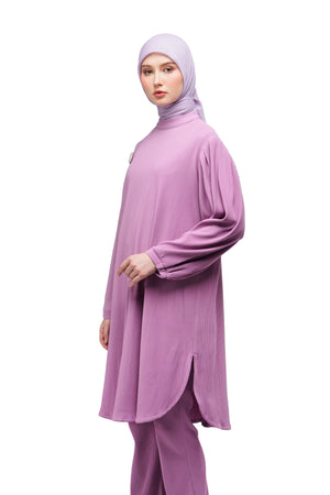 Serina Knit Tunic - Purple