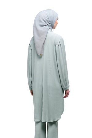 Serina Knit Tunic - Sky Grey