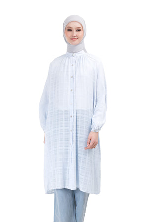 Sheer Tunic - Baby Blue