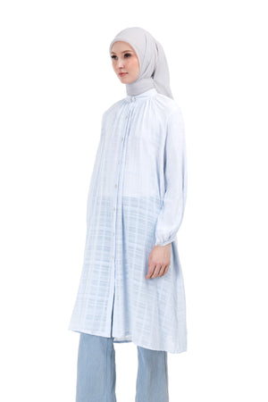 Sheer Tunic - Baby Blue