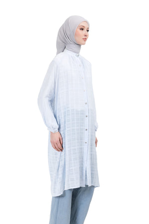 Sheer Tunic - Baby Blue